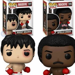 Funko pop! Movies Rocky & Apolllo Creed Figure Set